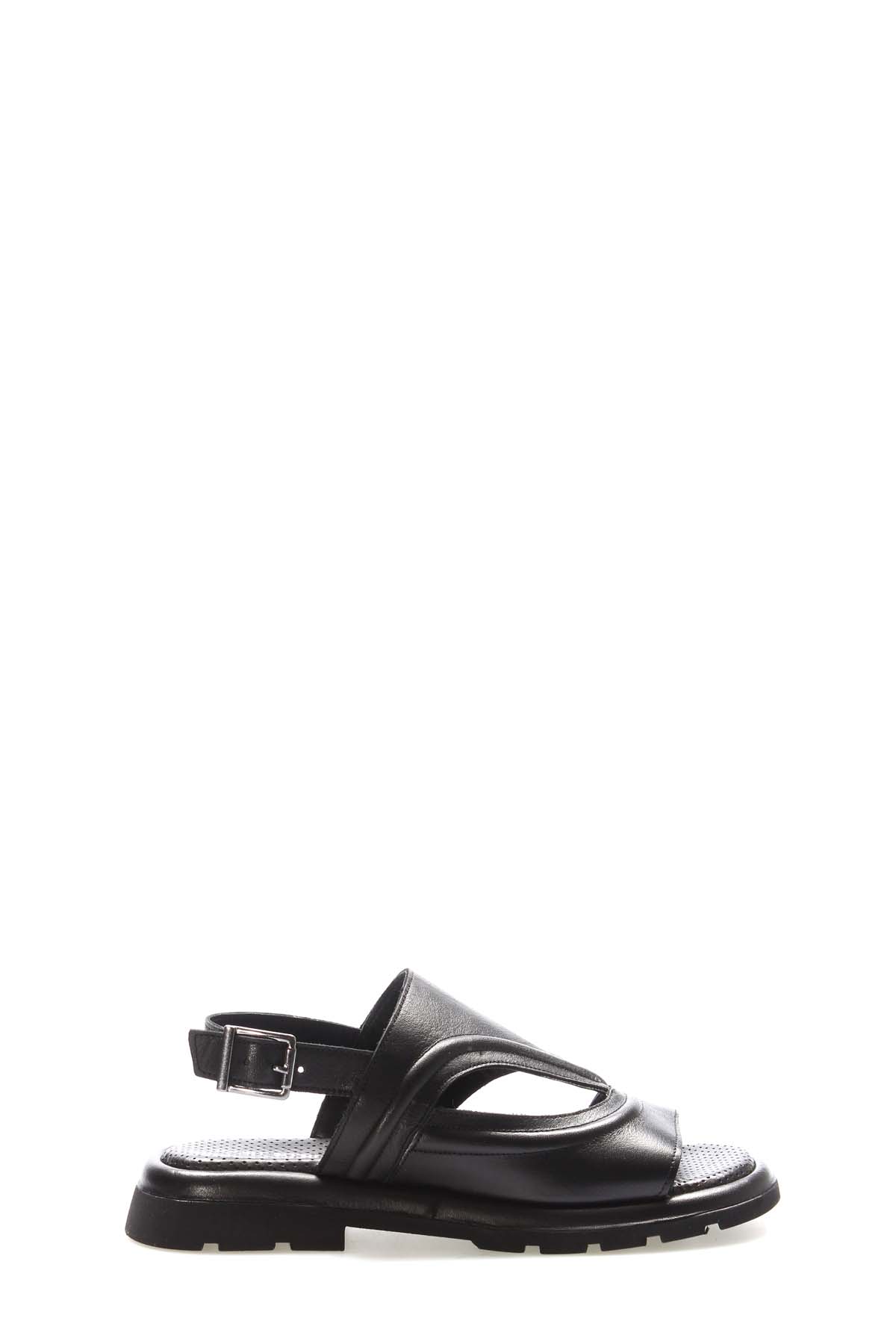 Hakiki Deri Kadın Klasik Sandalet 710ZA972 - Görsel 3