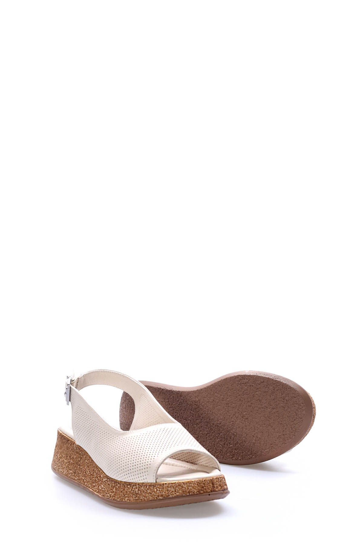 Hakiki Deri Kadın Klasik Ayakkabı 227ZA15319-1 - Görsel 4