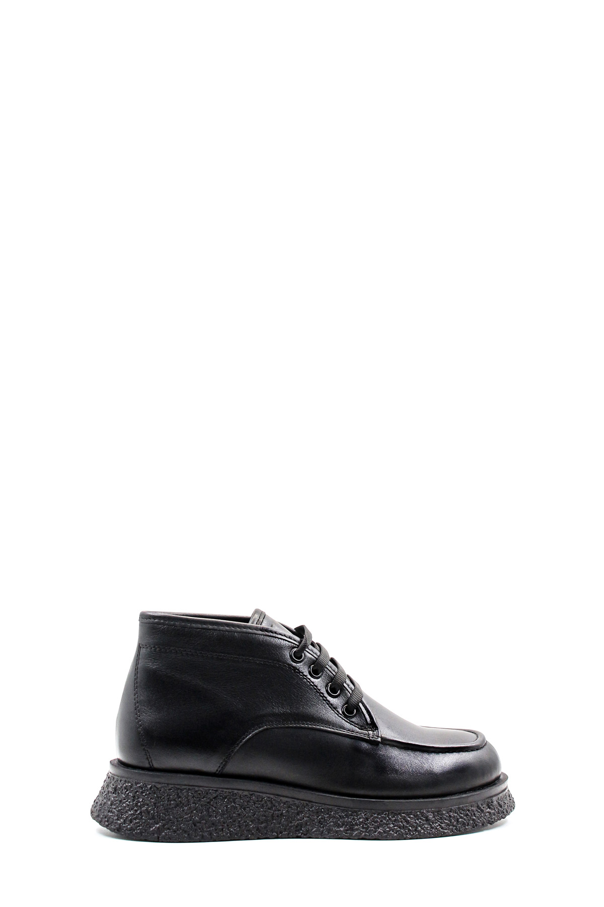 Hakiki Deri Kürklü Kadın Kalın Taban Bot 217KZA510 - Görsel 2