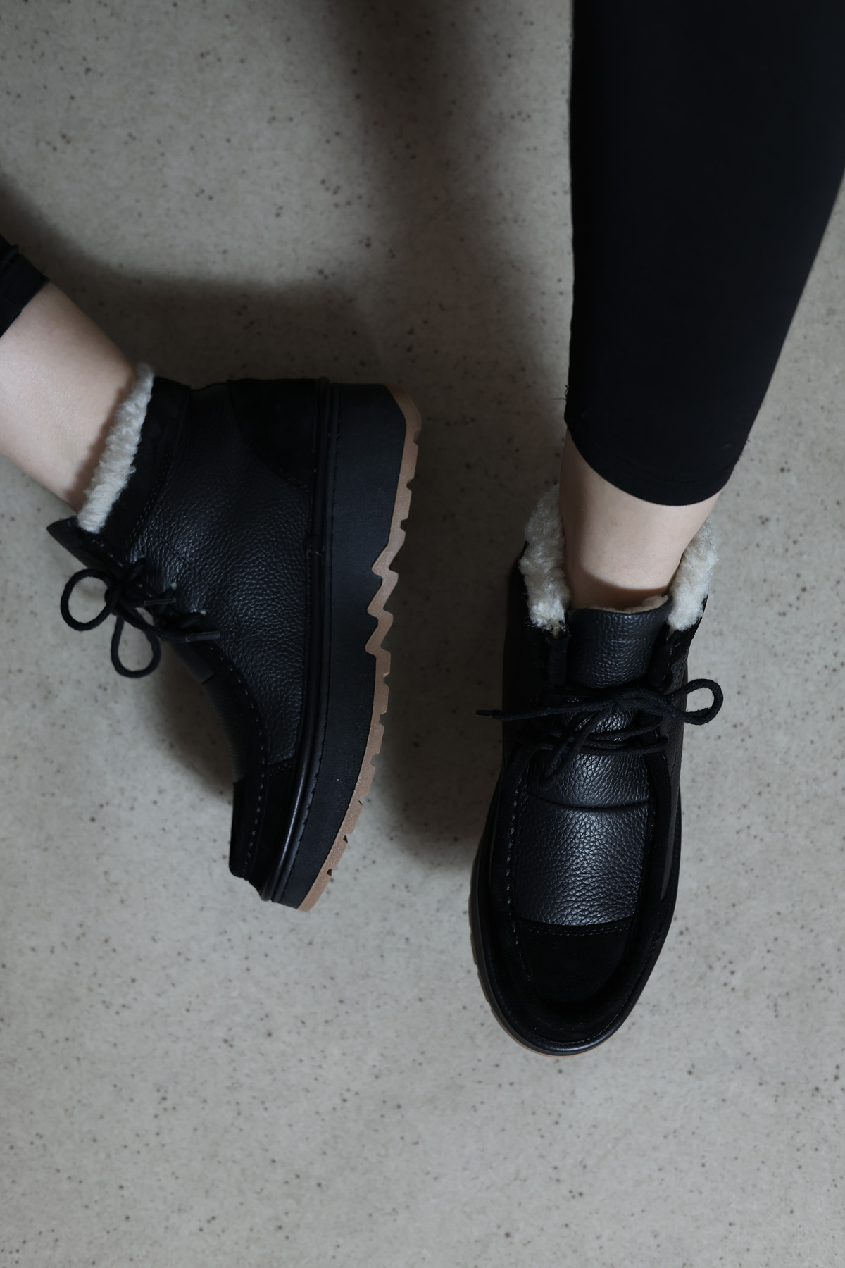 Hakiki Deri Kadın Kalın Taban Bot 409SZA3152 - Görsel 7