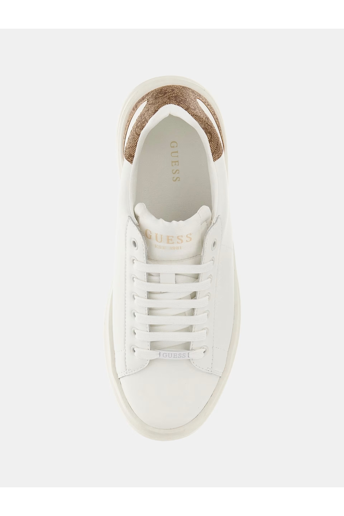 Elbina Kadın Deri Sneaker Ayakkabı FLJELBFAL12 - Görsel 4