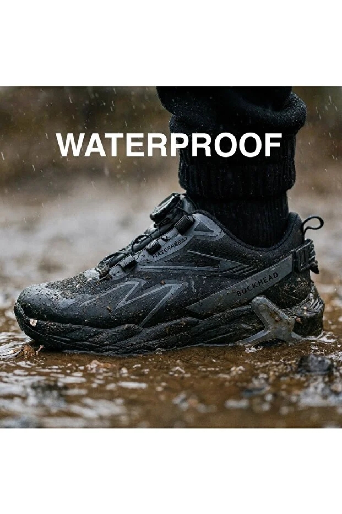 Buckhead 3055 Çocuk Akıllı Bağcıklı Su Geçirmez Spor Ayakkabı - Görsel 2