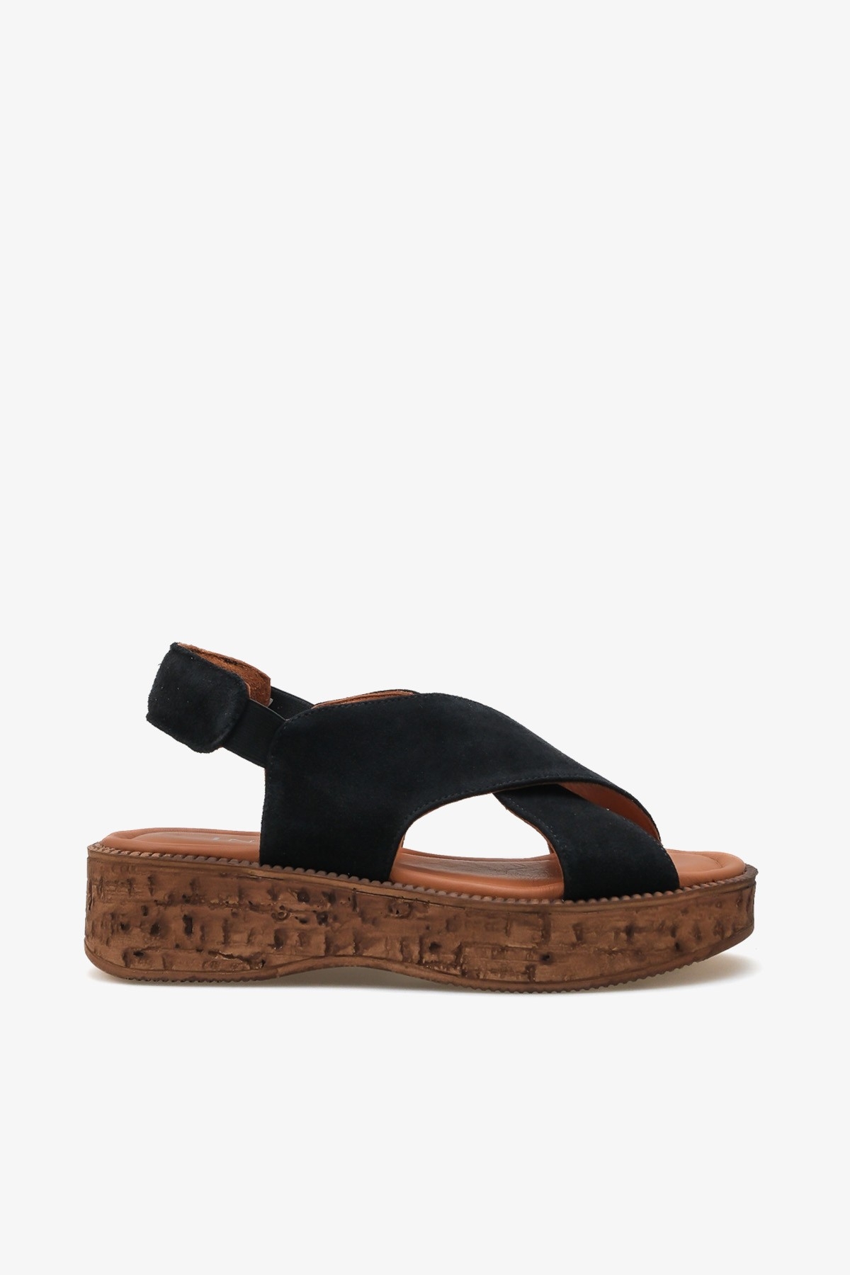 8154 Kadın Hakiki Deri Dolgu Topuklu Sandalet - Görsel 2