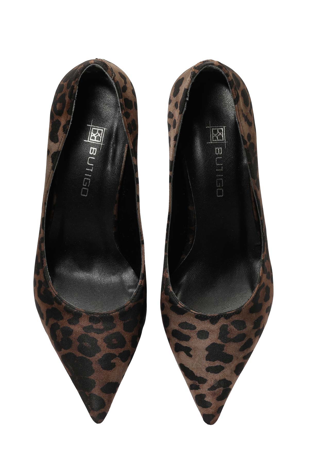 Butigo 25K-2056 5PR Kahverengi Kadın Topuklu Ayakkabı - Görsel 5