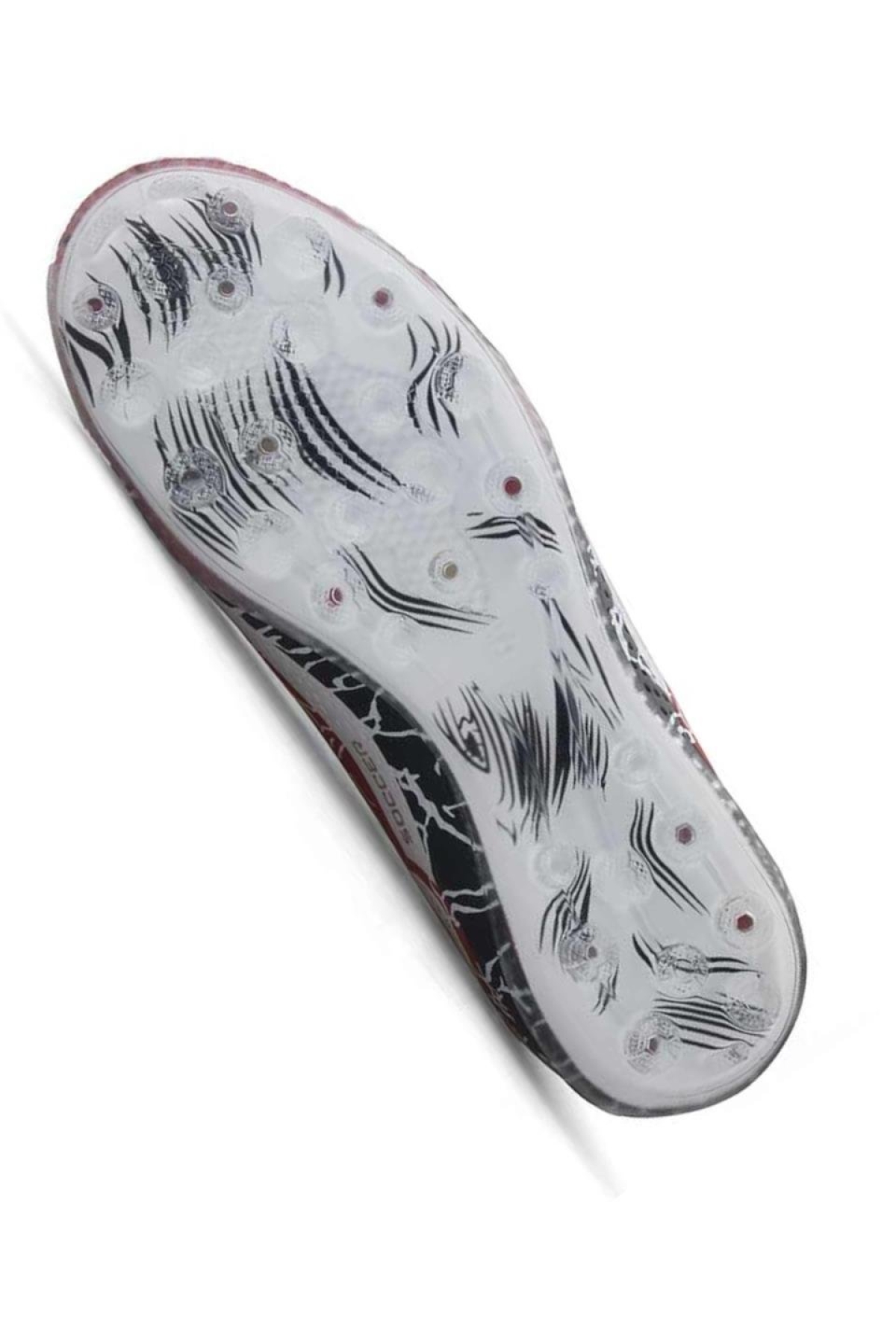 Çoraplı Bilekli Boğazlı Krampon Futbol Ayakkabısı KIRMIZI - Görsel 5