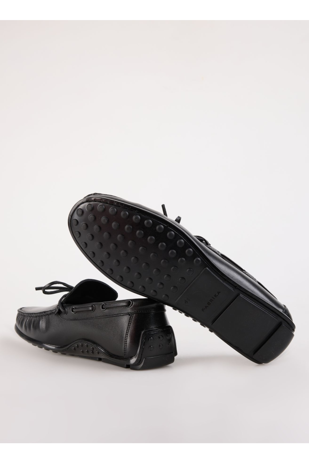 Siyah Erkek Deri Günlük Ayakkabı SILVES - Görsel 11