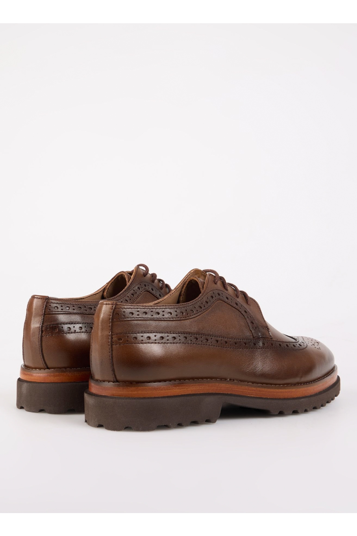 Deri Deri Taba Erkek Klasik Ayakkabı TRISTAN-STERLING - Görsel 5