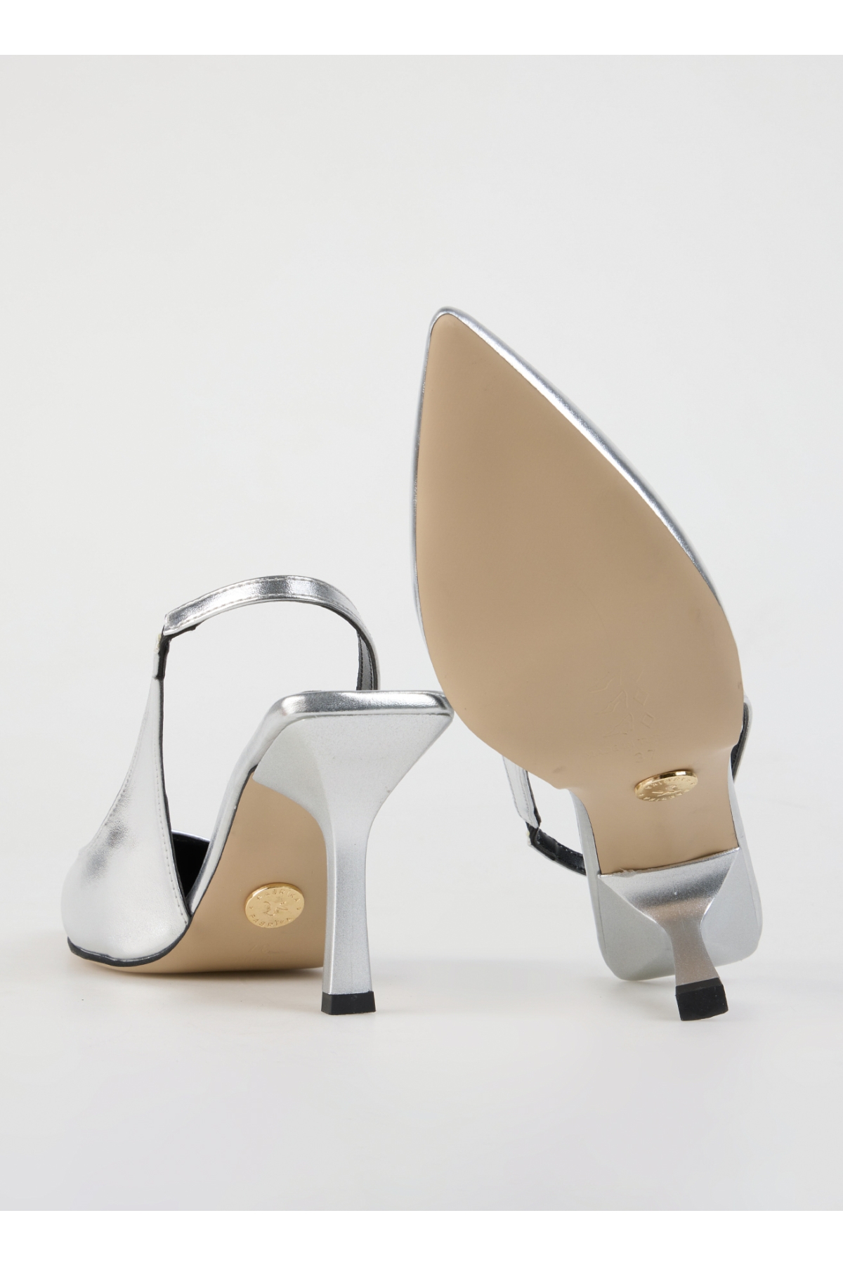 Gümüş Kadın Topuklu Ayakkabı LINOS - Görsel 11