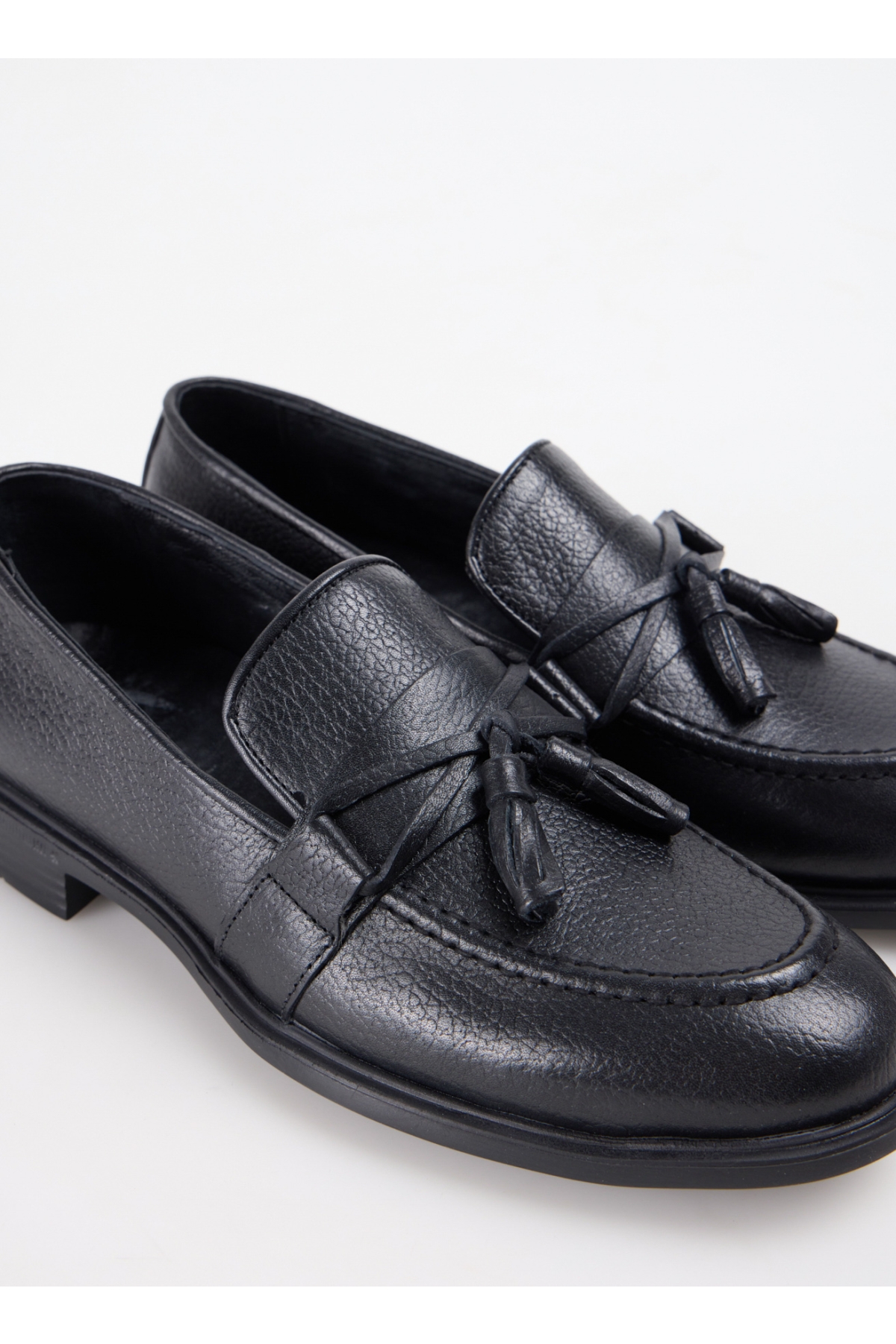 Deri Siyah Erkek Günlük Ayakkabı CHIM - Görsel 6