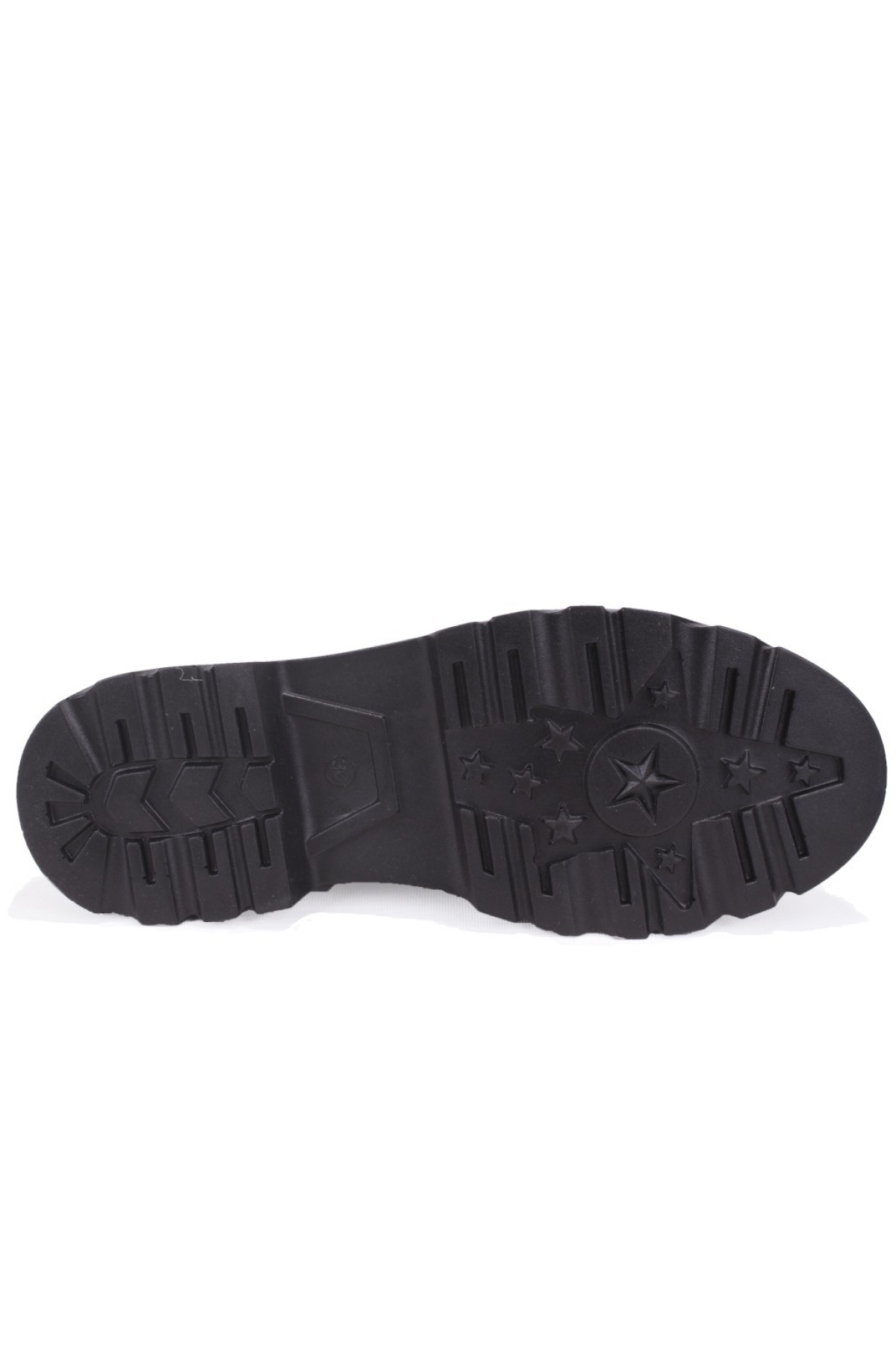 DZA07-90830 Siyah Günlük Loafer Kadın Ayakkabı - Görsel 5