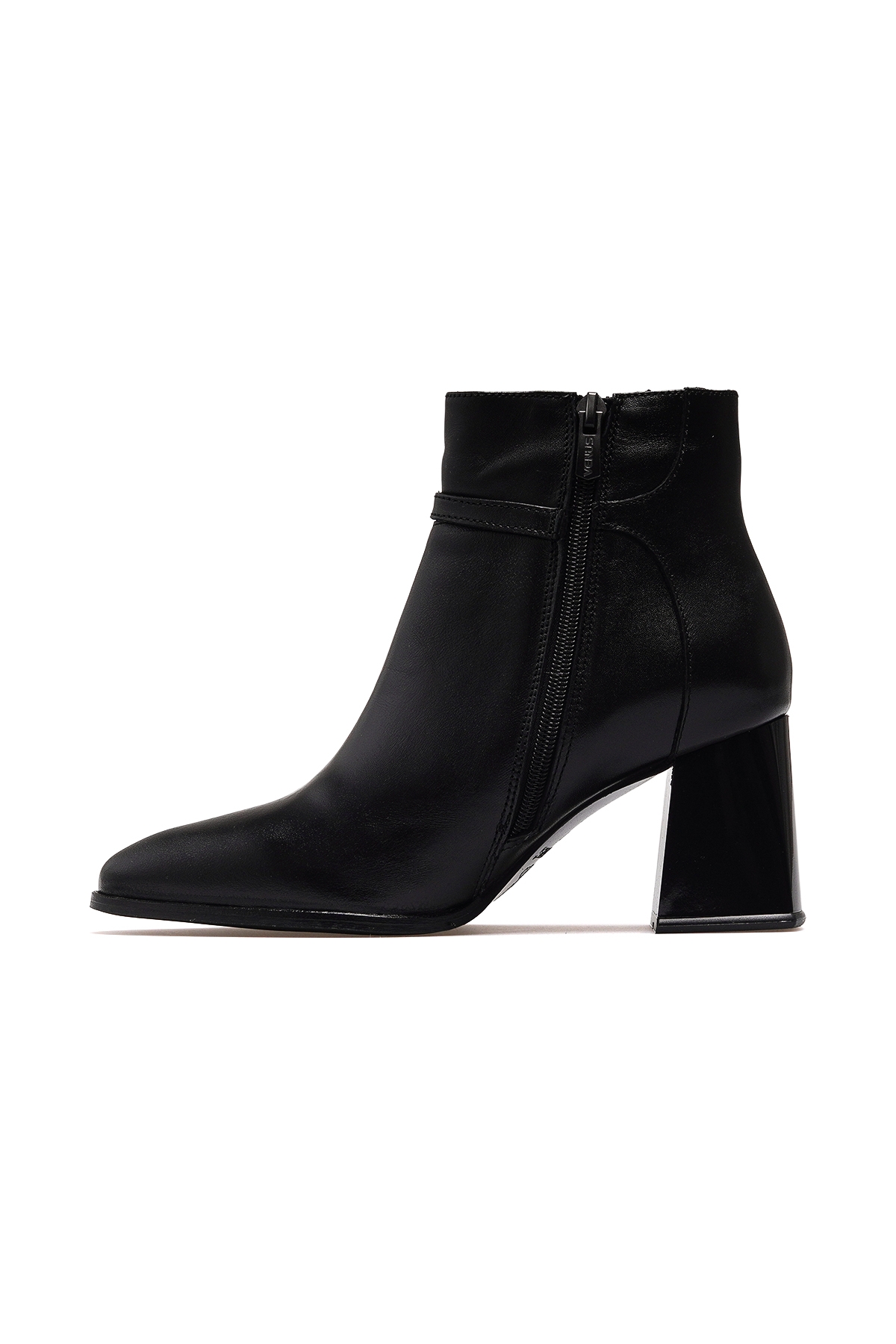 Kadın Hakiki Deri Topuklu Günlük Bot 25k 2553901k Z Siyah - Görsel 3
