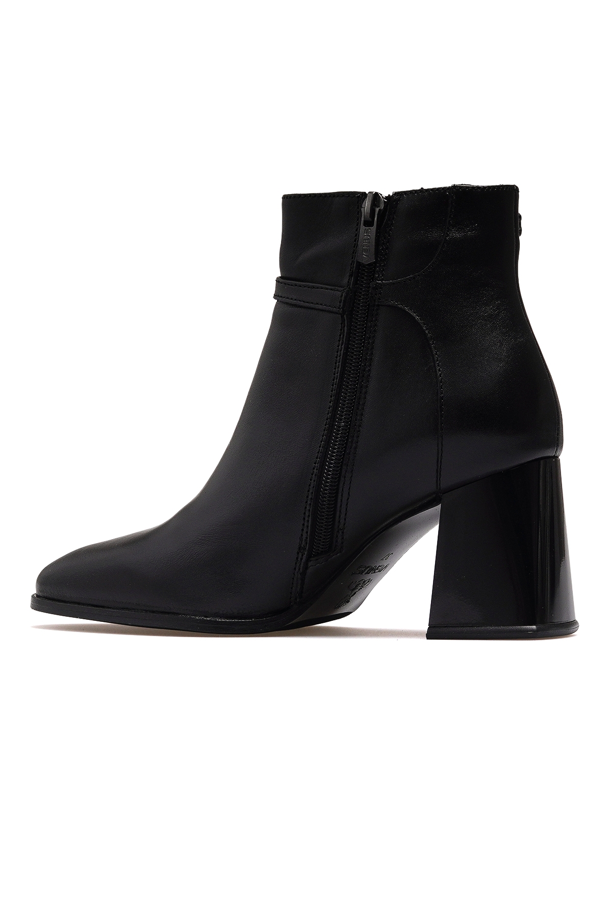 Kadın Hakiki Deri Topuklu Günlük Bot 25k 2553901k Z Siyah - Görsel 4