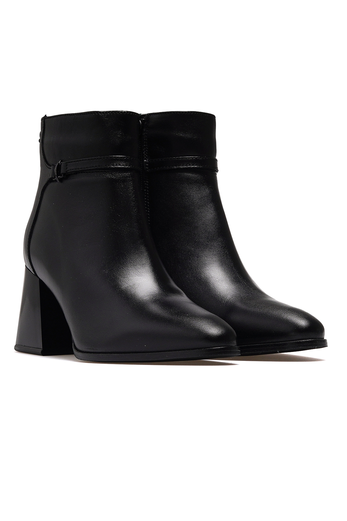 Kadın Hakiki Deri Topuklu Günlük Bot 25k 2553901k Z Siyah - Görsel 6