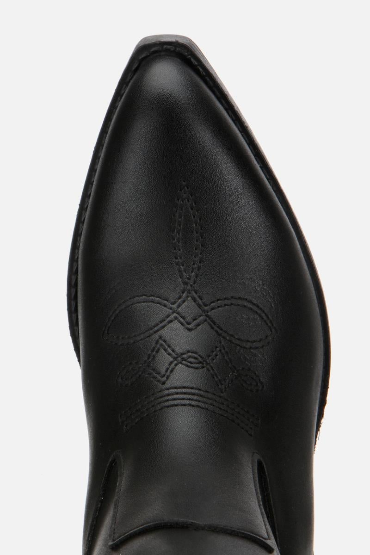 Kadın Siyah İşlemeli Kalın Topuklu Çizme - Görsel 7