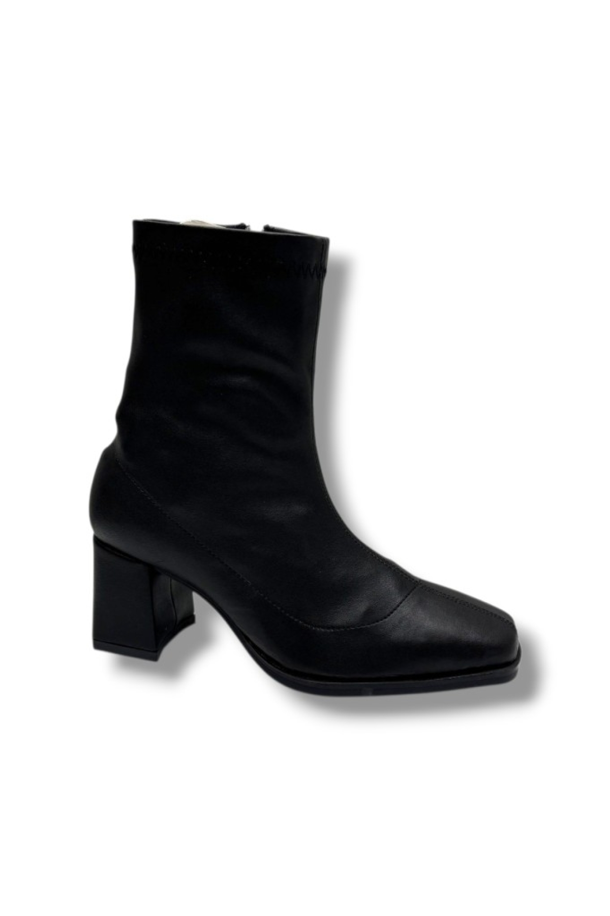 Kılınç 565-26 Cilt Deri Fermuarlı Kalın Topuk Kadın Bot - Görsel 2