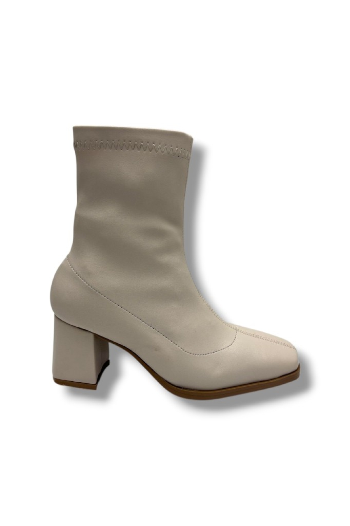 Kılınç 565-26 Cilt Deri Fermuarlı Kalın Topuk Kadın Bot - Görsel 3