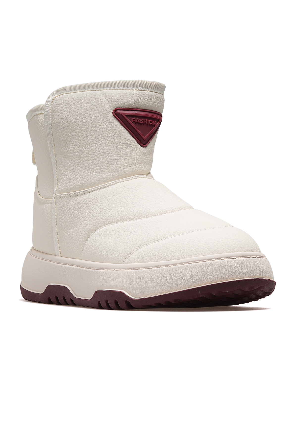 Kadın İçi Kürklü Casual Günlük Bot 25k 25k429-1 Z Bej - Görsel 5