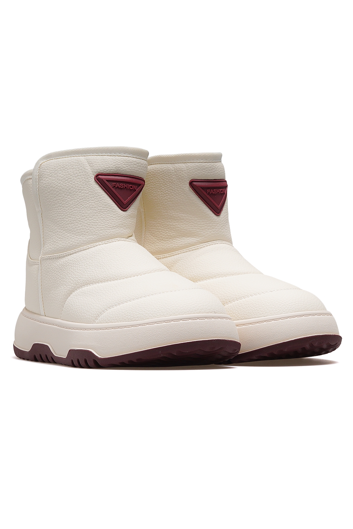 Kadın İçi Kürklü Casual Günlük Bot 25k 25k429-1 Z Bej - Görsel 6