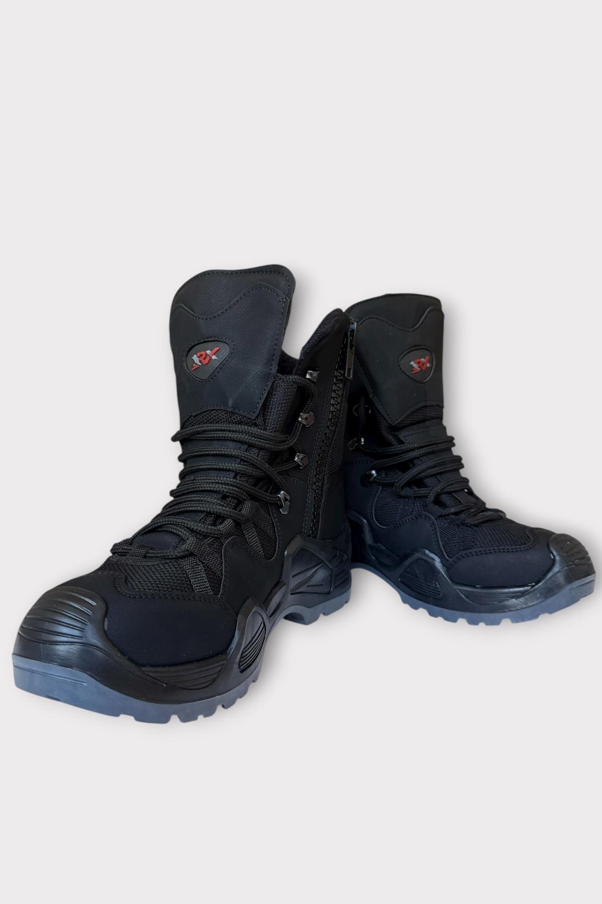 Kışlık Çöl Botu Taktikal Su Geçirmez ve Kaymaz Taban ErkekTrekking & Outdoor Bot SİYAH - Görsel 4