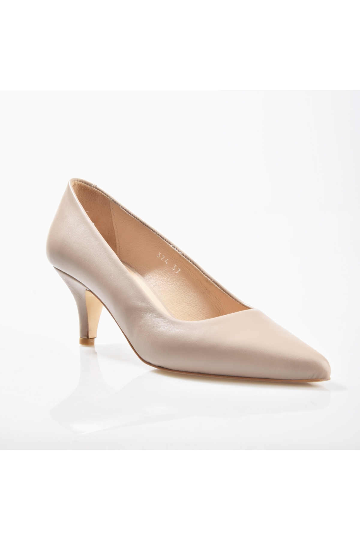 Nish Exclusive 324 Kadın Deri Klasik Stiletto - Görsel 3