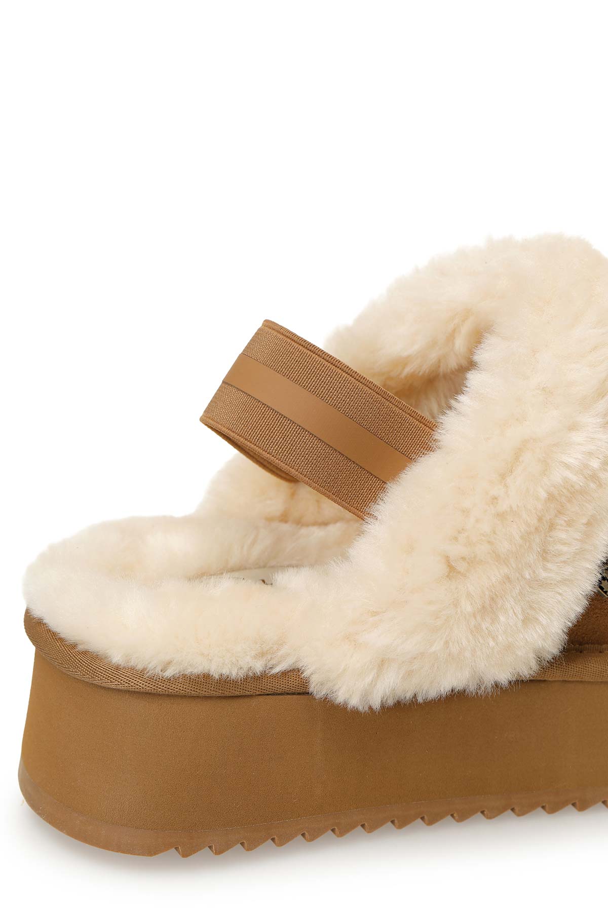 GOLDA 5PR Kahverengi Kadın Terlik - Görsel 9