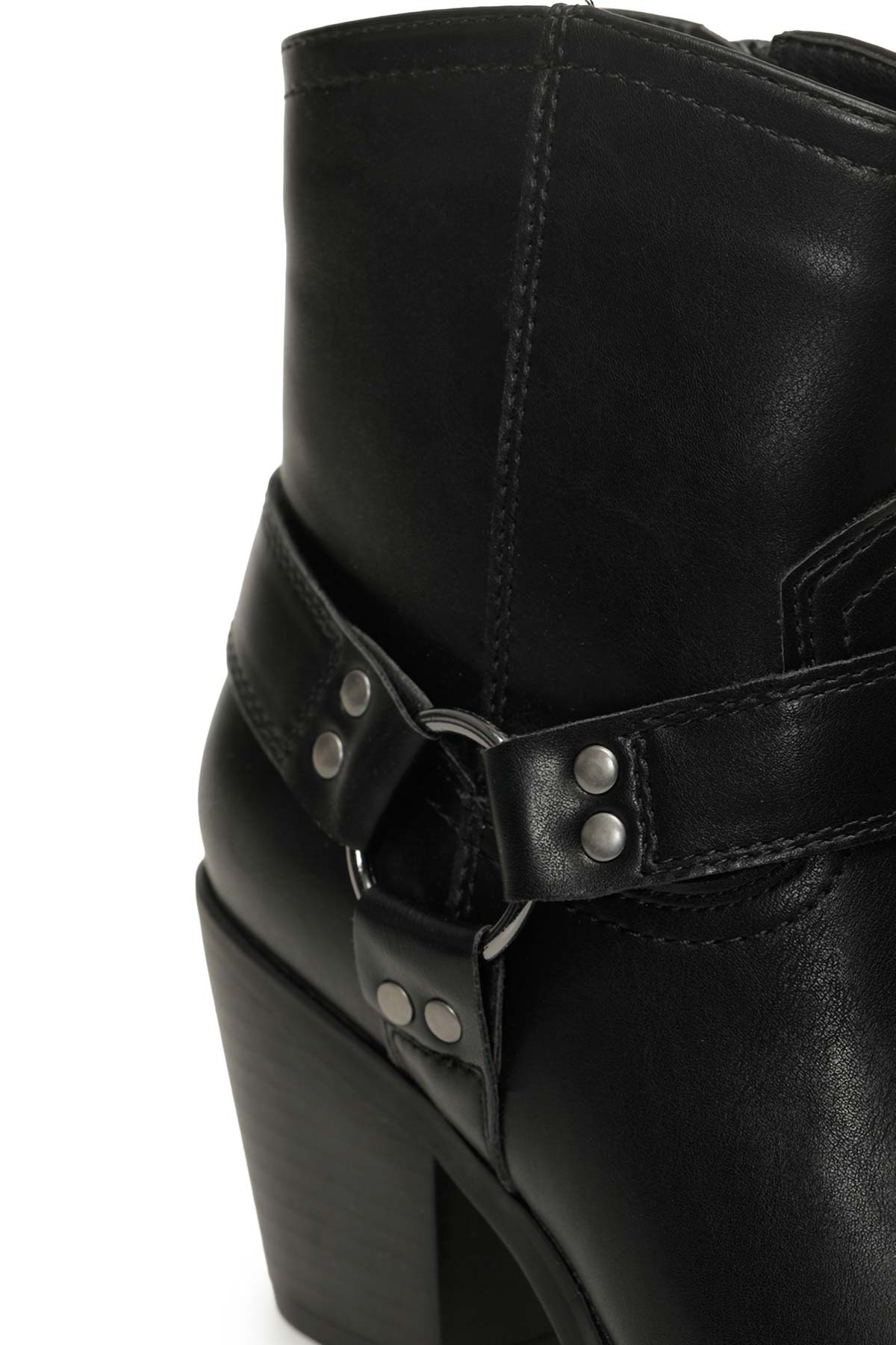 25K-8003 5PR Siyah Kadın Kovboy Bot - Görsel 8