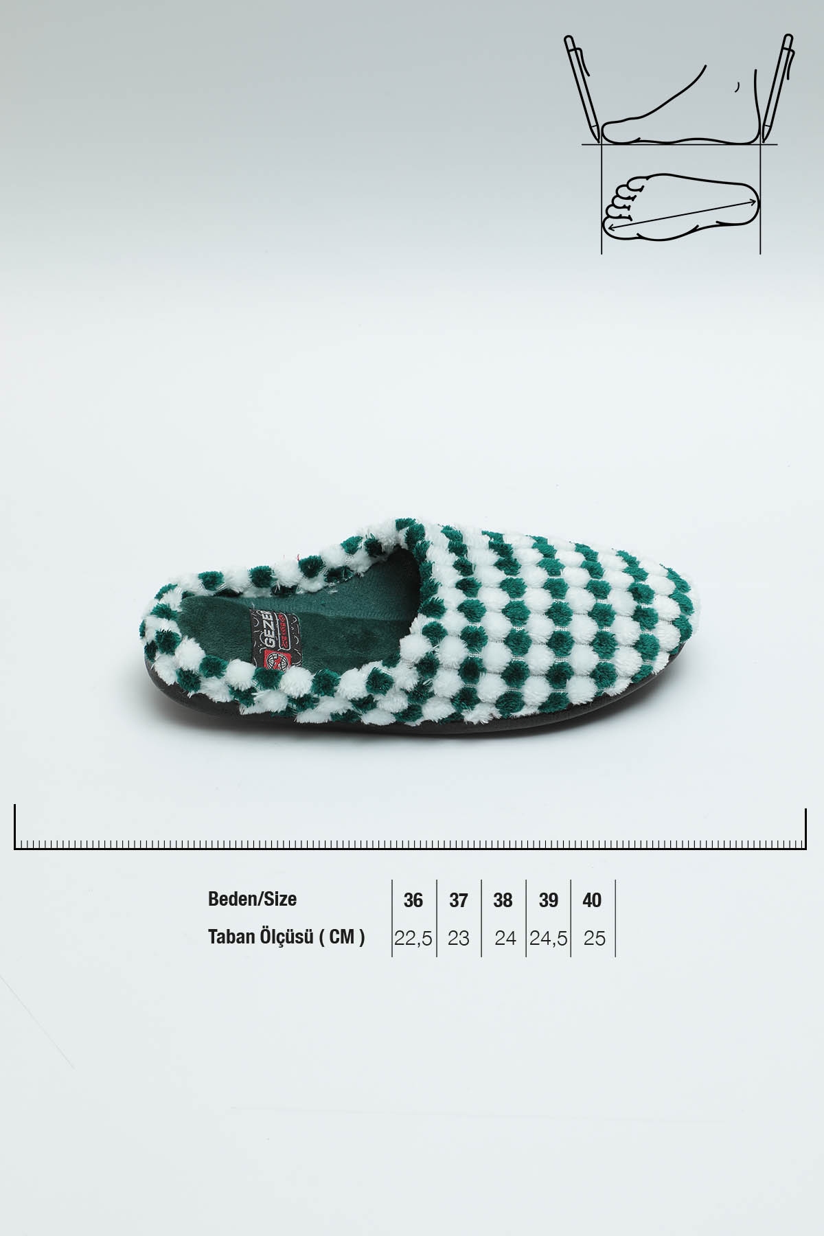 Kışlık Gondol Kadın Ev Terlik - Görsel 3