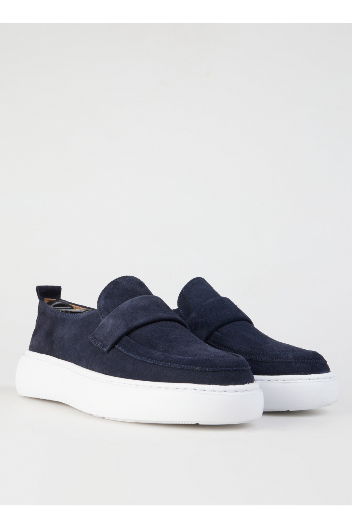 Fabrika Lacivert Fabrika Deri Deri Erkek Günlük Ayakkabı ANOUS