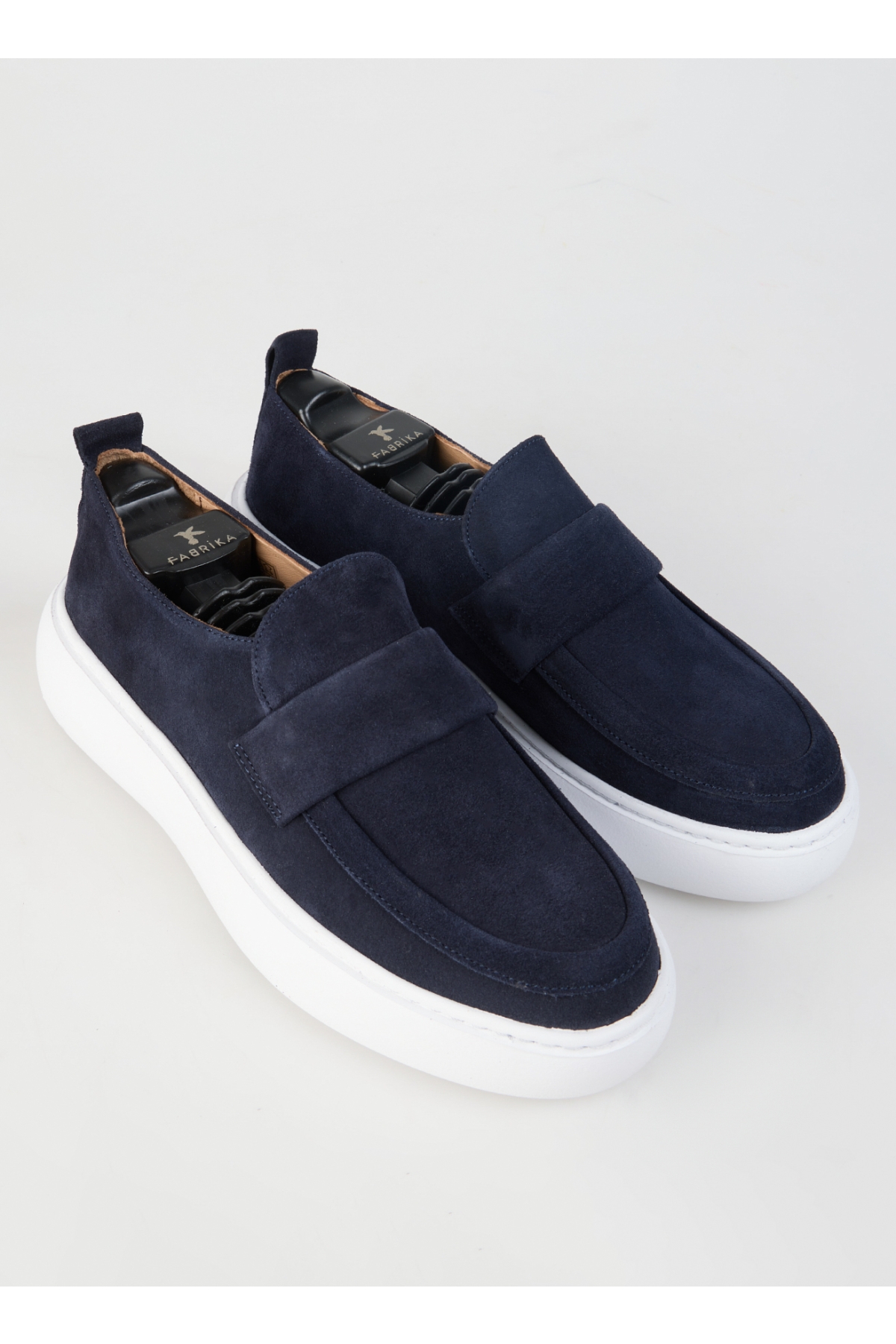 Fabrika Lacivert Fabrika Deri Deri Erkek Günlük Ayakkabı ANOUS