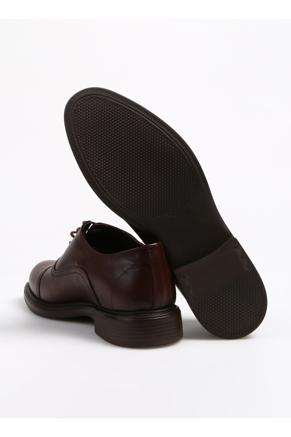 Deri Kahve Erkek Klasik Ayakkabı AYENT - Görsel 5