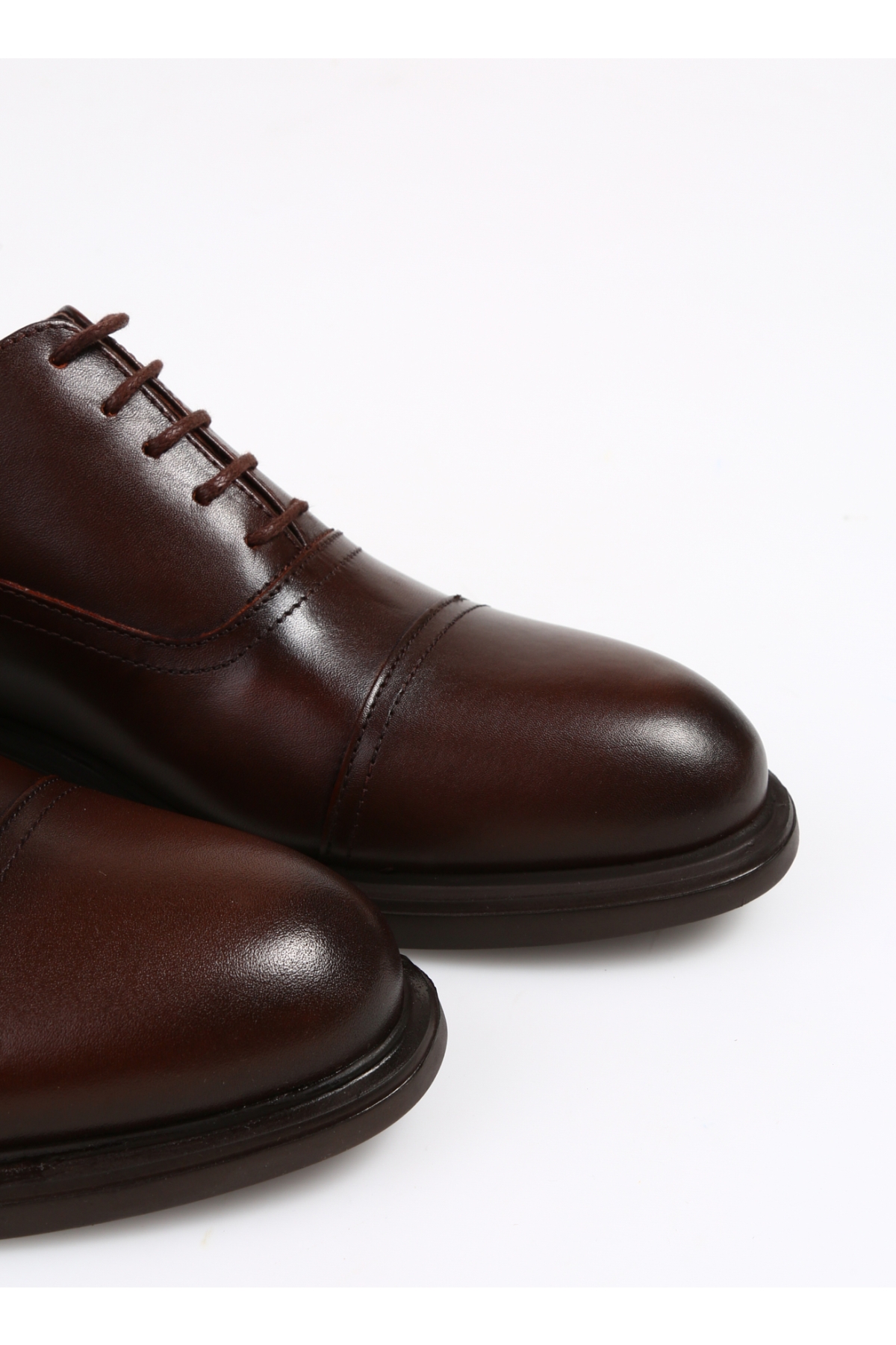 Deri Kahve Erkek Klasik Ayakkabı AYENT - Görsel 6
