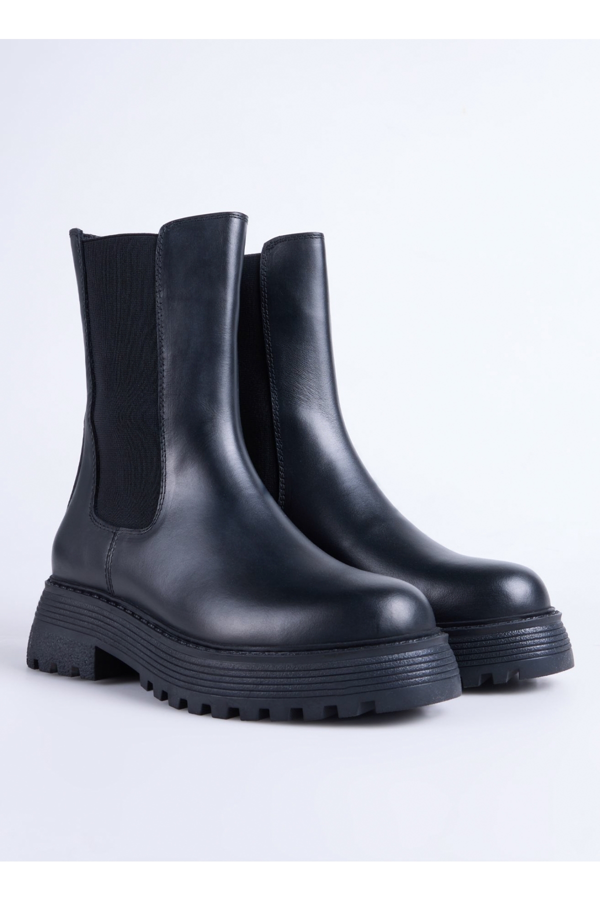 Siyah Kadın Deri Bot VICENTE NEW - Görsel 3
