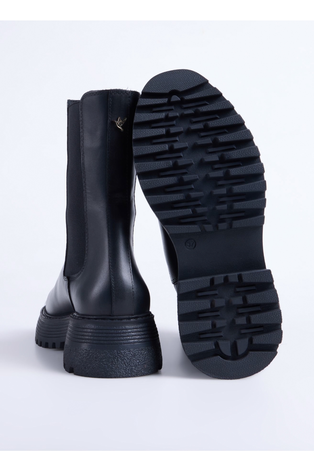 Siyah Kadın Deri Bot VICENTE NEW - Görsel 5
