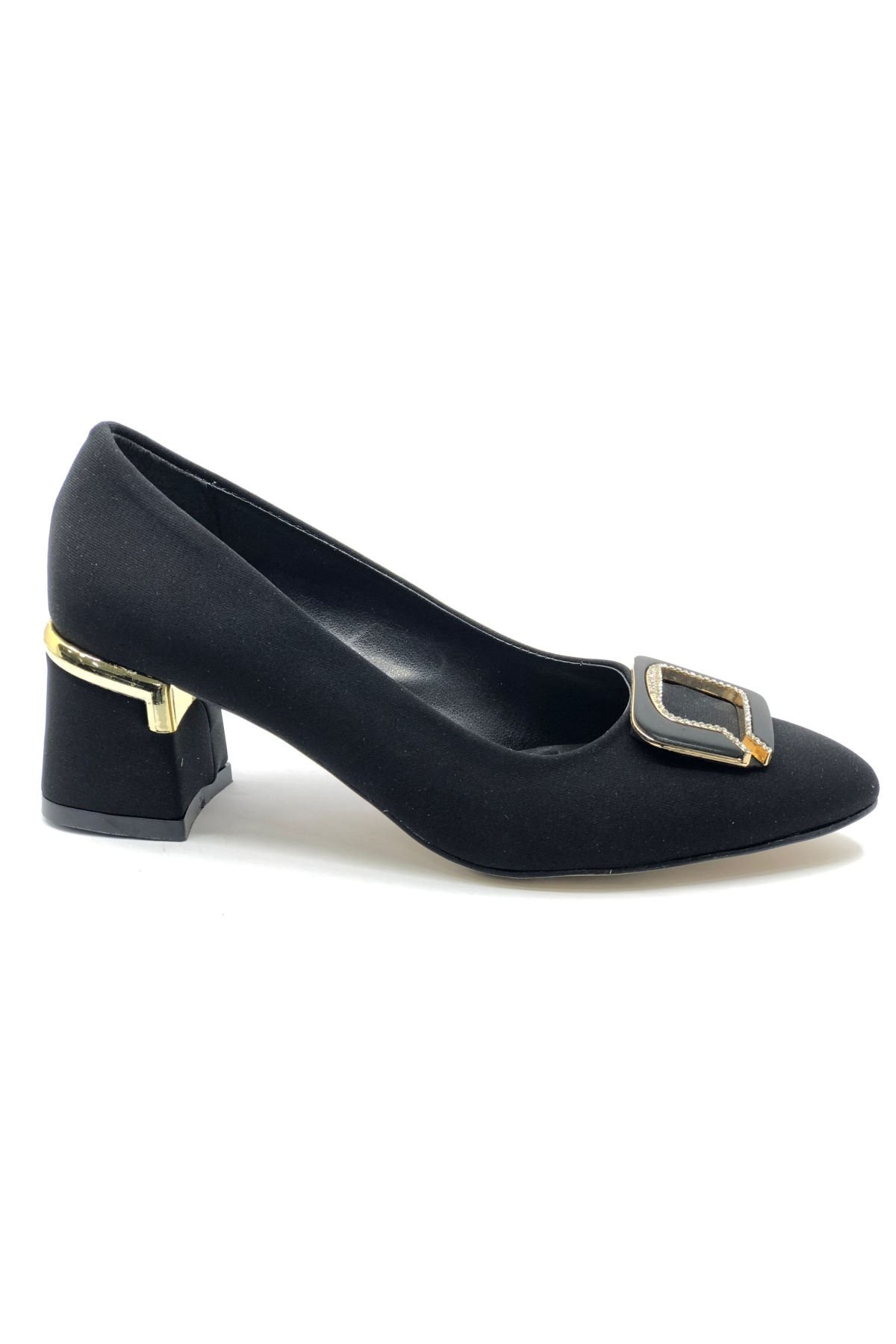 Kare Toka Detaylı Topuklu Kadın Ayakkabı - Görsel 3