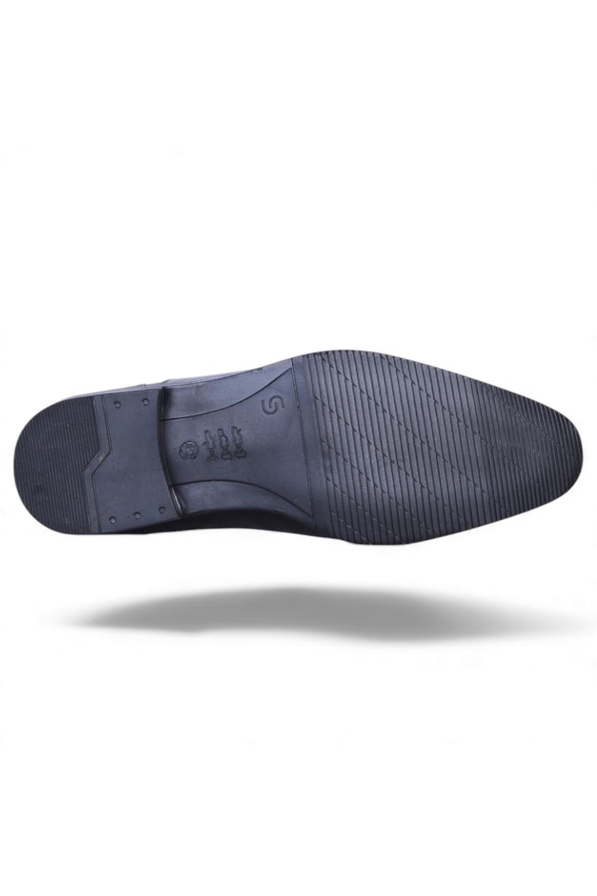 137 Siyah Garne Zigana Erkek %100 Deri Kürklü Bot - Görsel 5