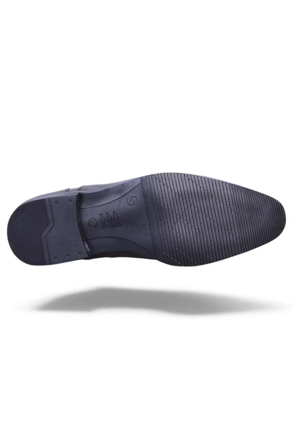 137 Kahve Antik Erkek %100 Deri Kürklü Bot - Görsel 5