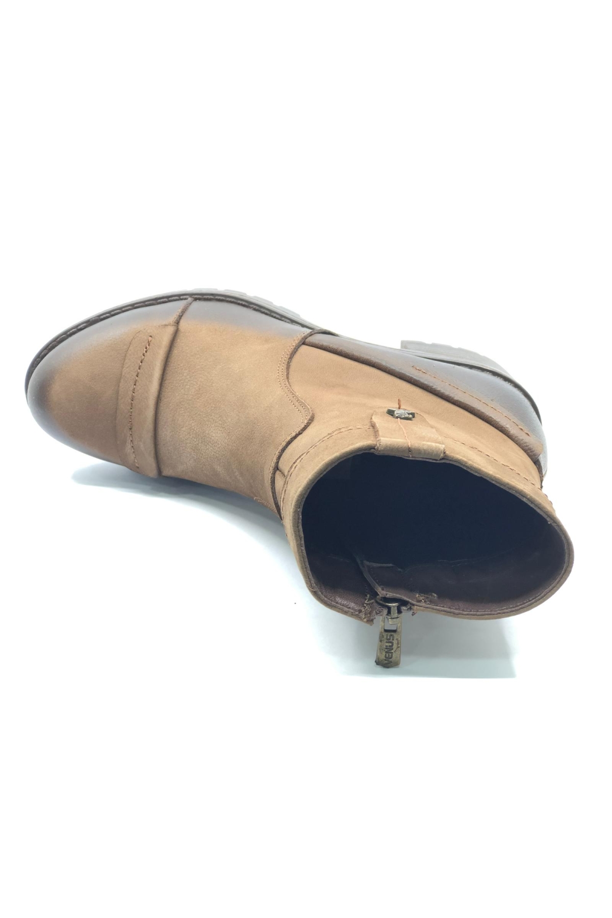 Wolrif Hakiki Deri Kaymaz Taban Ortopedik Kadın Bot - Görsel 5