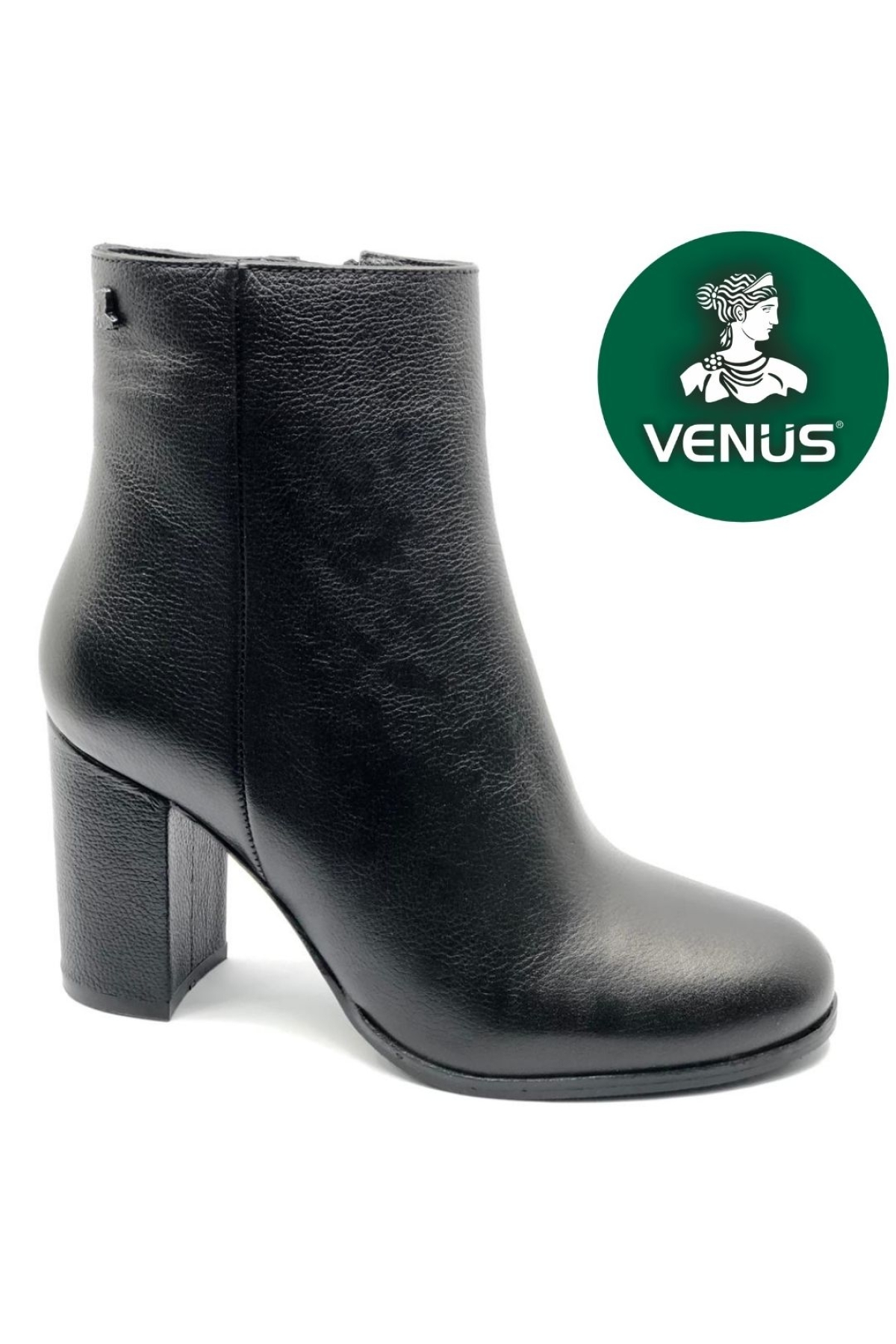 Desi Hakiki Deri Ortopedik Topuklu Kadın Bot - Görsel 3