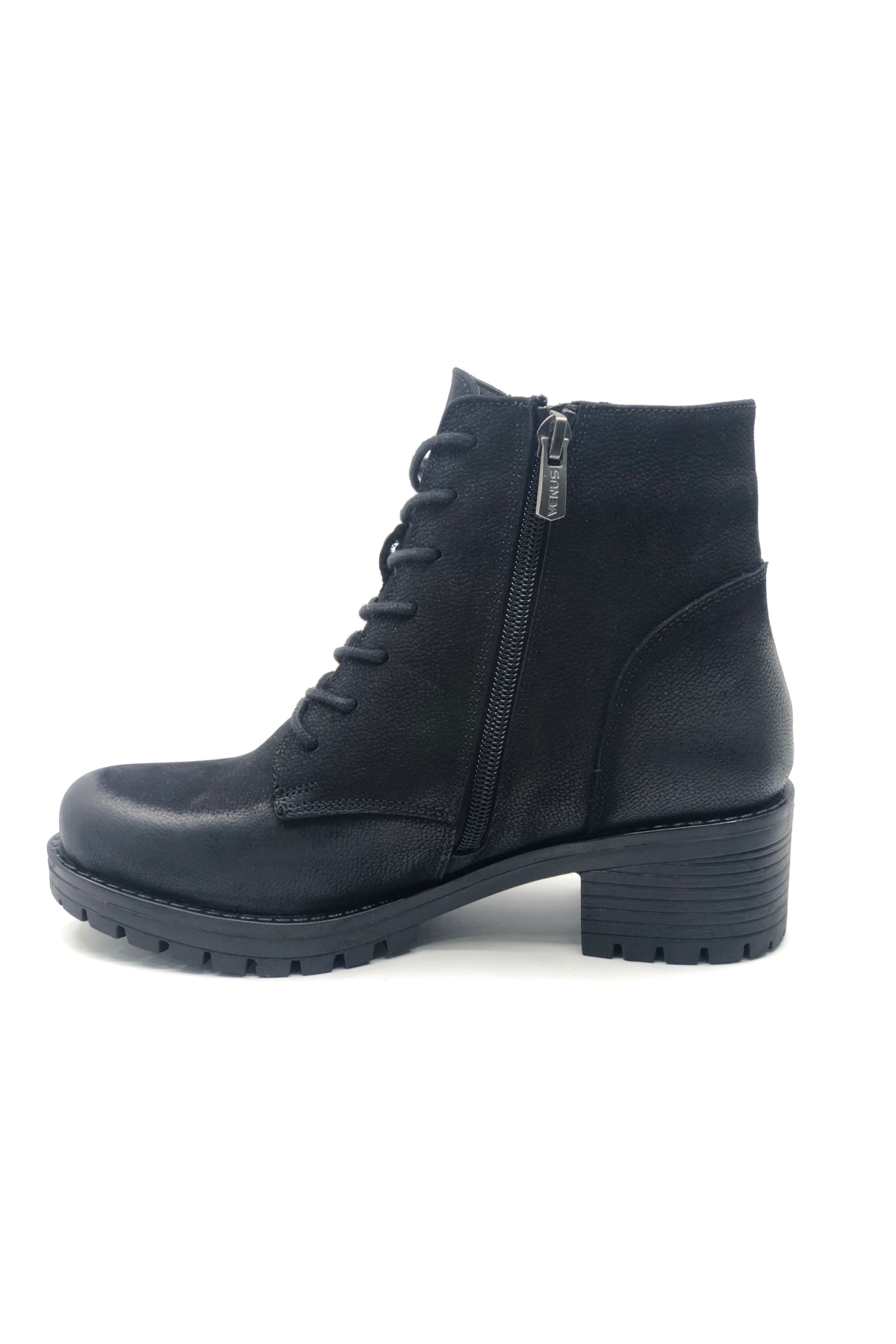 Yurs Hakiki Deri Kaymaz Taban Ortopedik Kadın Postal Bot - Görsel 5