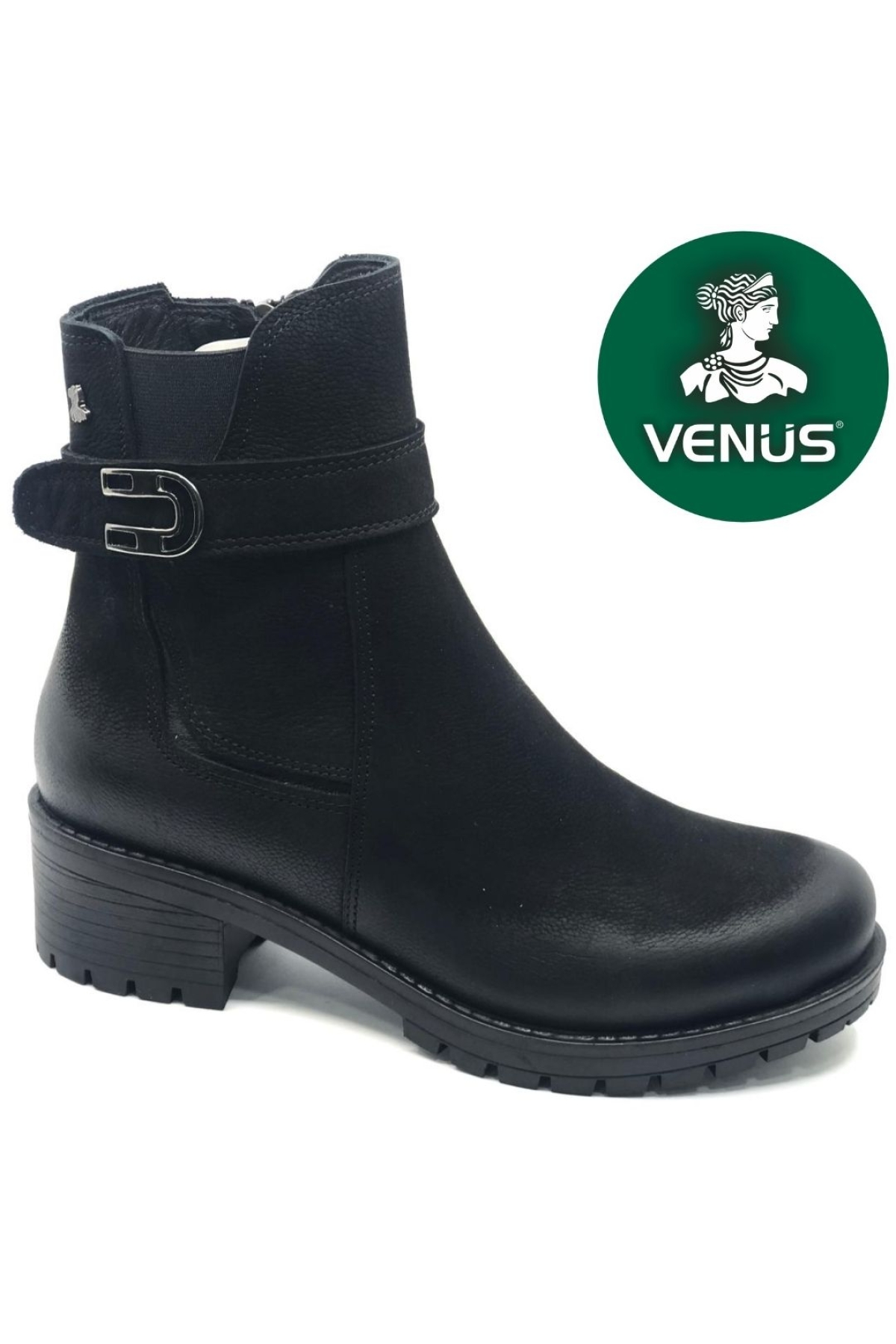 Dpoons Hakiki Deri Kaymaz Taban Ortopedik Kadın Bot - Görsel 3