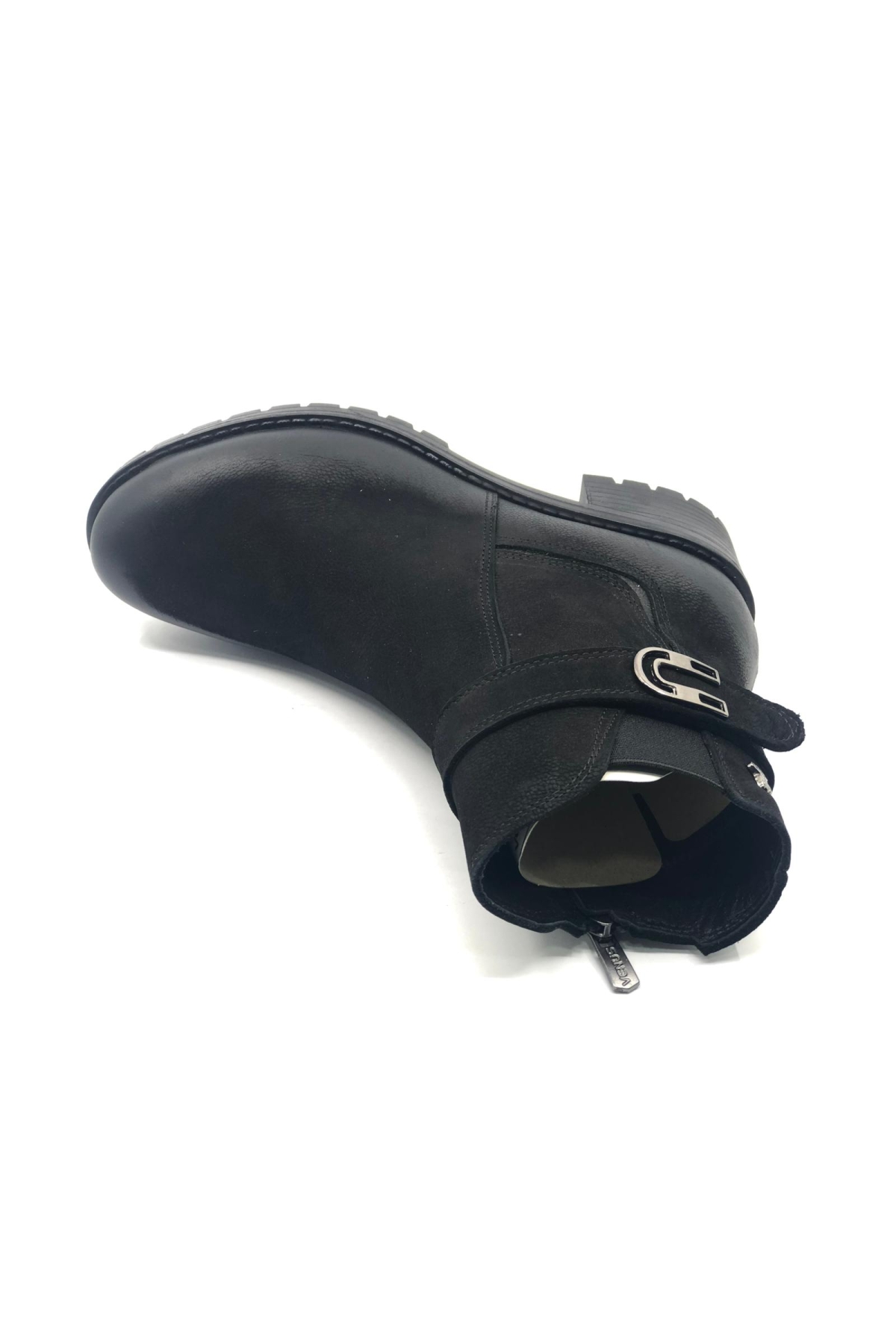 Dpoons Hakiki Deri Kaymaz Taban Ortopedik Kadın Bot - Görsel 4