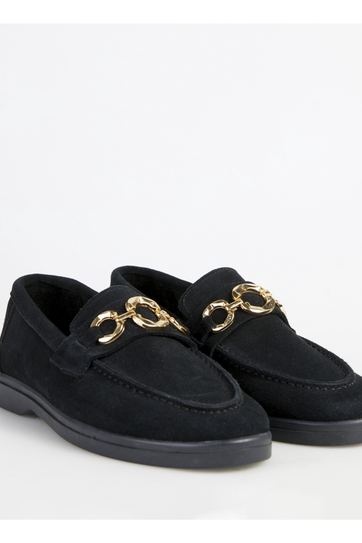 F By Fabrika F By Fabrika Siyah Kadın Süet Loafer HELGA Flo'da! Siyah - 6. görsel