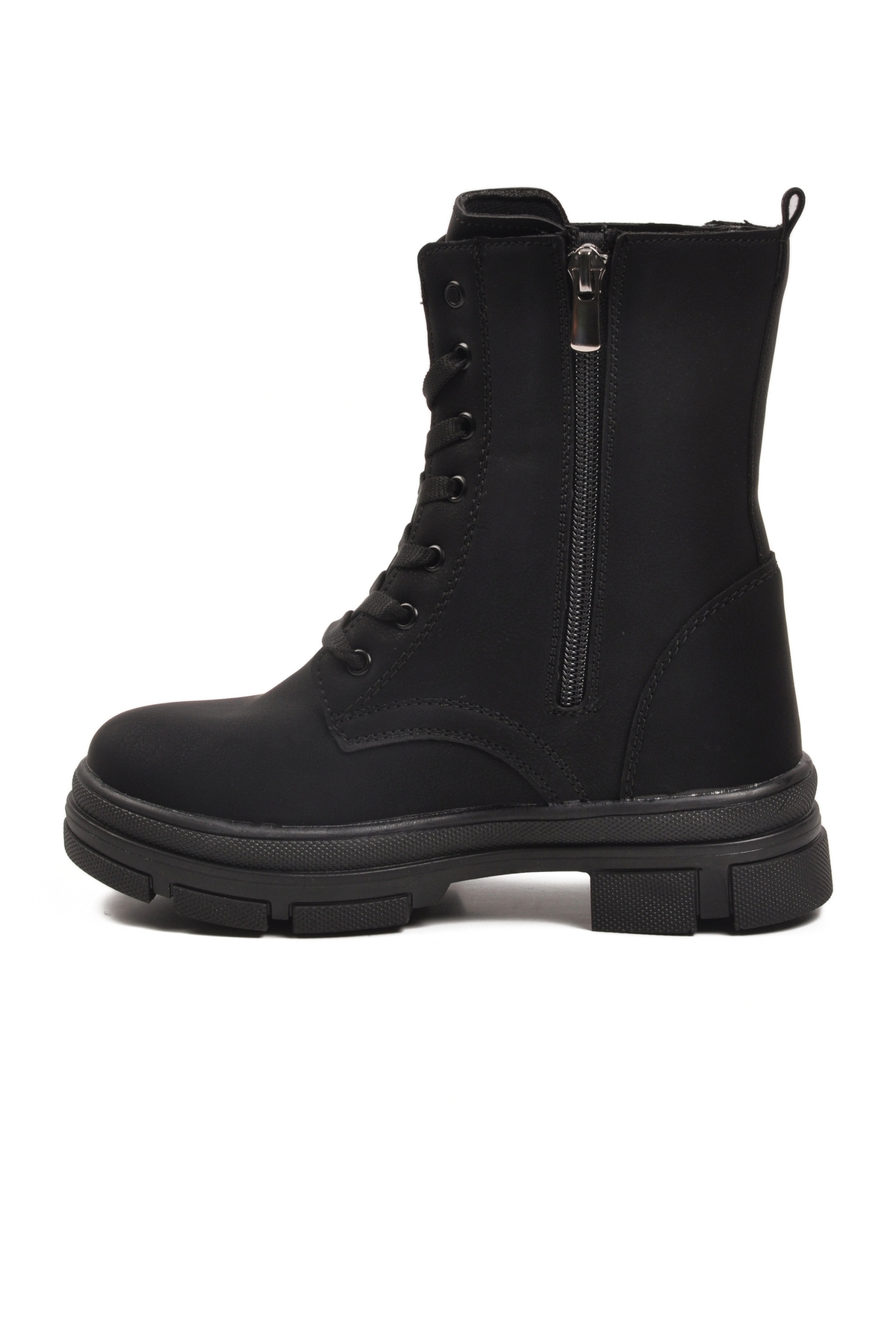 Siyah İçi Polarlı Kaymaz Taban Kız Çocuk Bot G-1001 F Frmr - Görsel 3