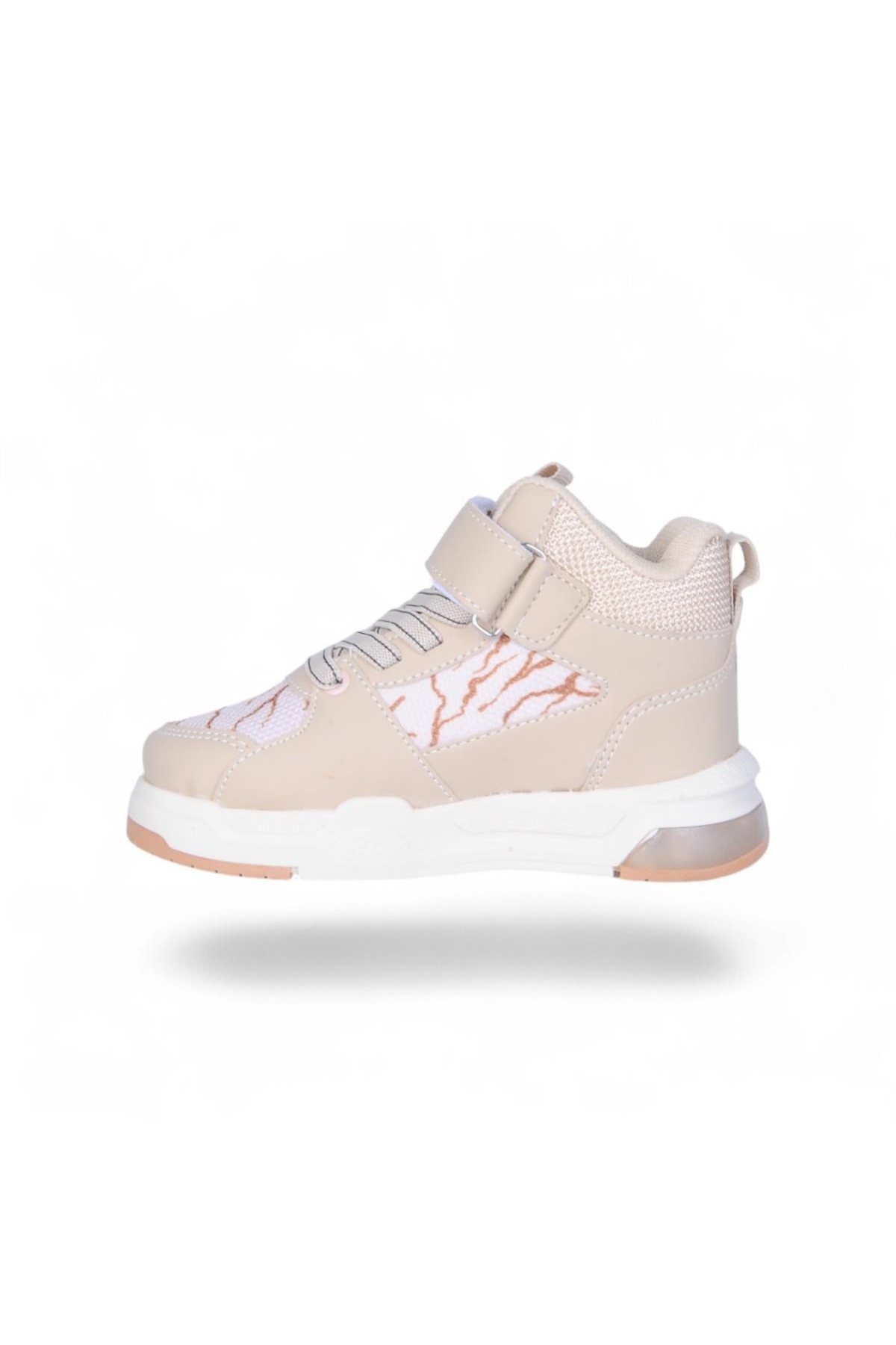 042 Bej Kız Çocuk Sneaker Ayakkabı - Görsel 4