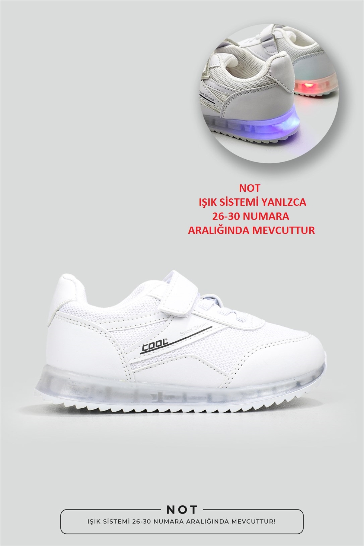 İron Işıklı Sneaker Çocuk Spor Ayakkabı - Görsel 3