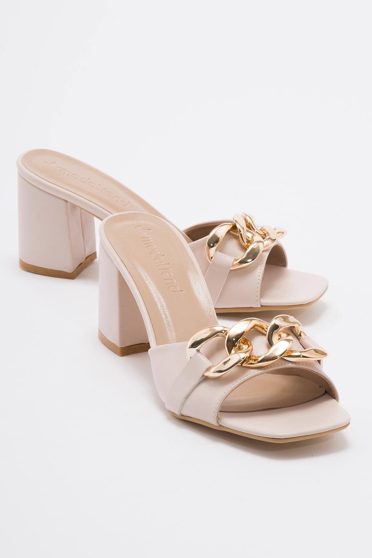 Kadın Sivri Burunlu Stiletto TEN CİLT - Görsel 2