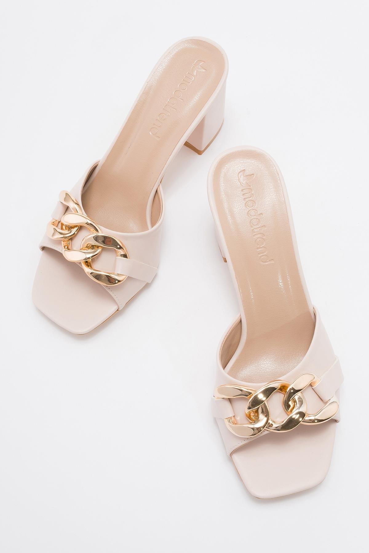 Kadın Sivri Burunlu Stiletto TEN CİLT - Görsel 4