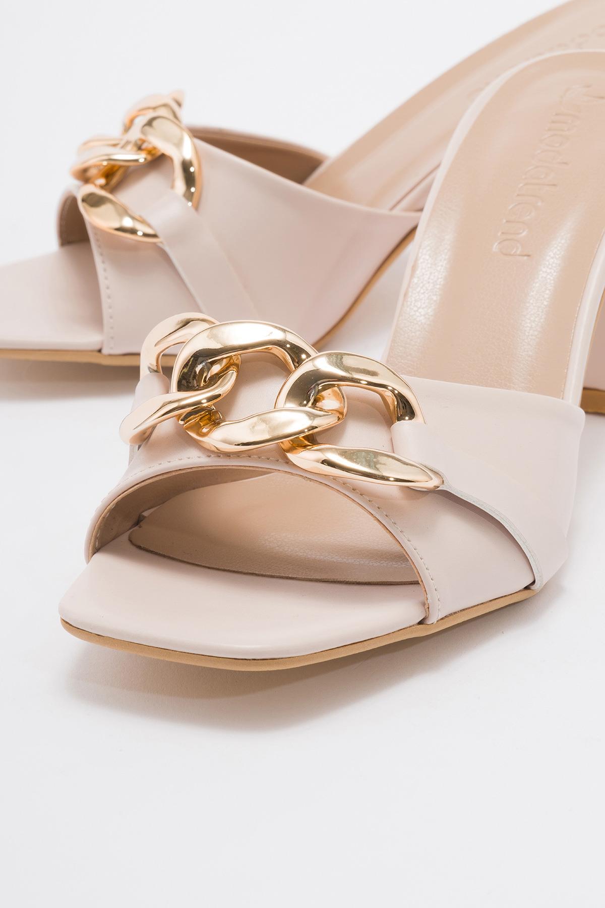 Kadın Sivri Burunlu Stiletto TEN CİLT - Görsel 6