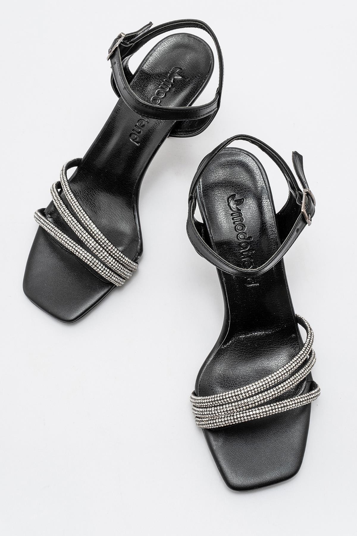 Kadın Küt Burunlu SİYAH SİYAH - Görsel 6