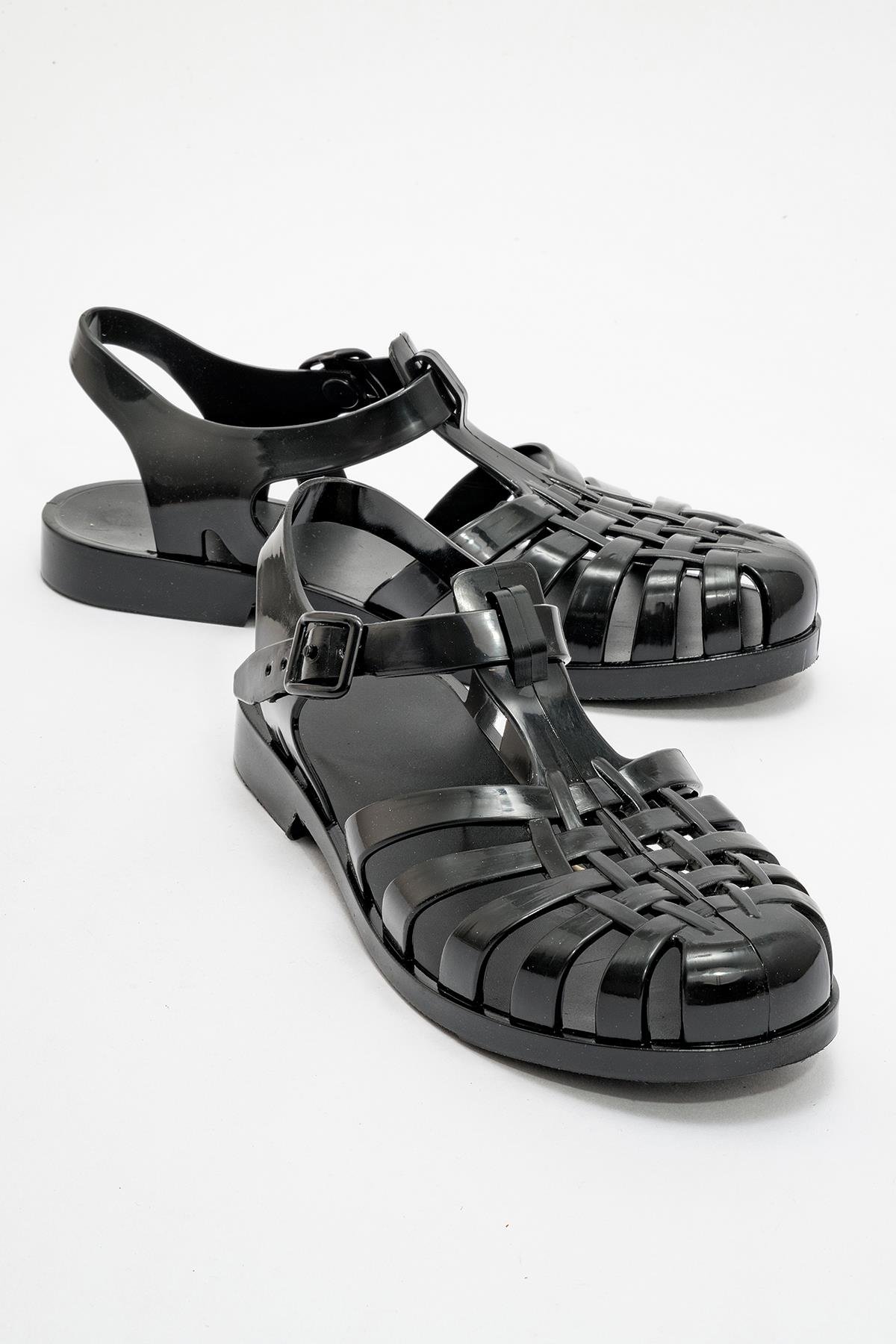 Kadın Plaj Sandalet SİYAH - Görsel 2